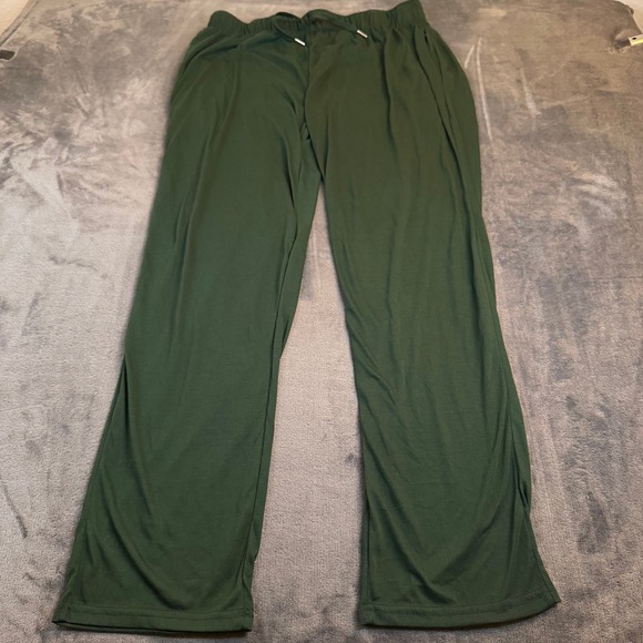 Galaxy By Harvic Other - Galaxy by Harvic Lounge Pants Mens Extra Large Green Elastic Waist Pockets